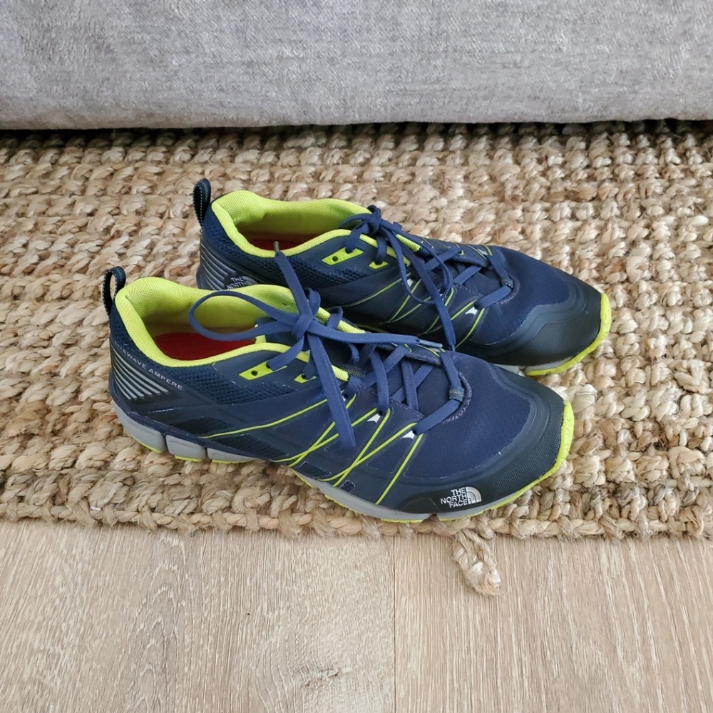 The North Face Litewave Ampere Trail Running Shoes Blue Lightweight men’s 7 W9